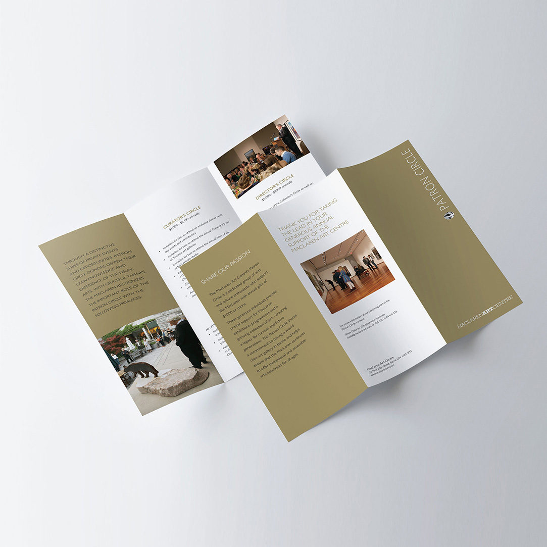 MacLaren Art Centre – Patron’s Circle brochure